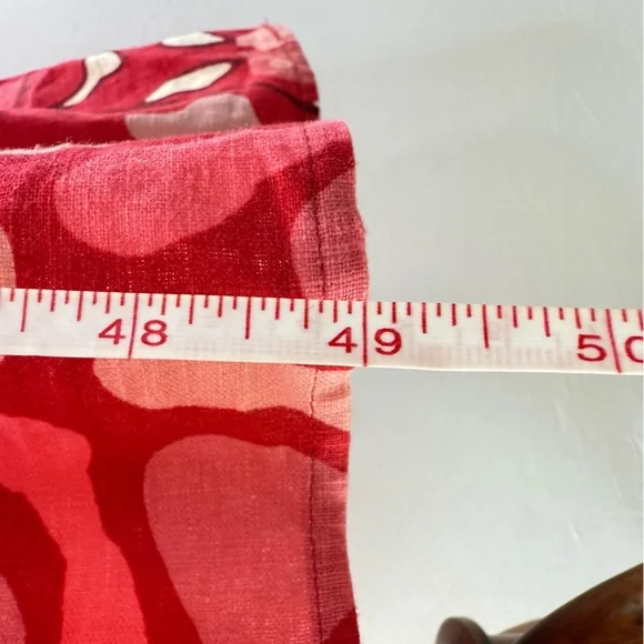 Rhode Zinnia Floral Red Bell Sleeve Midi Ruffle Dress NWT - Picture 15 of 16